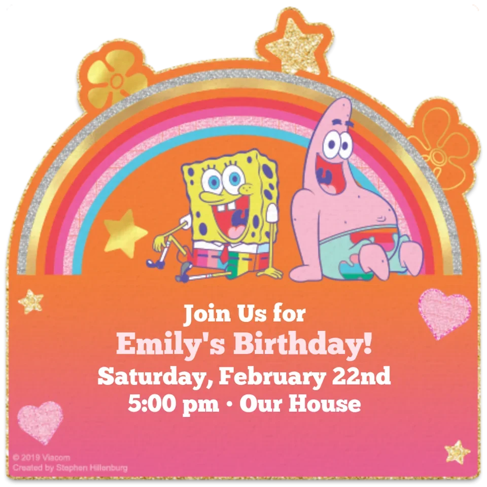 SpongeBob Rainbows card image