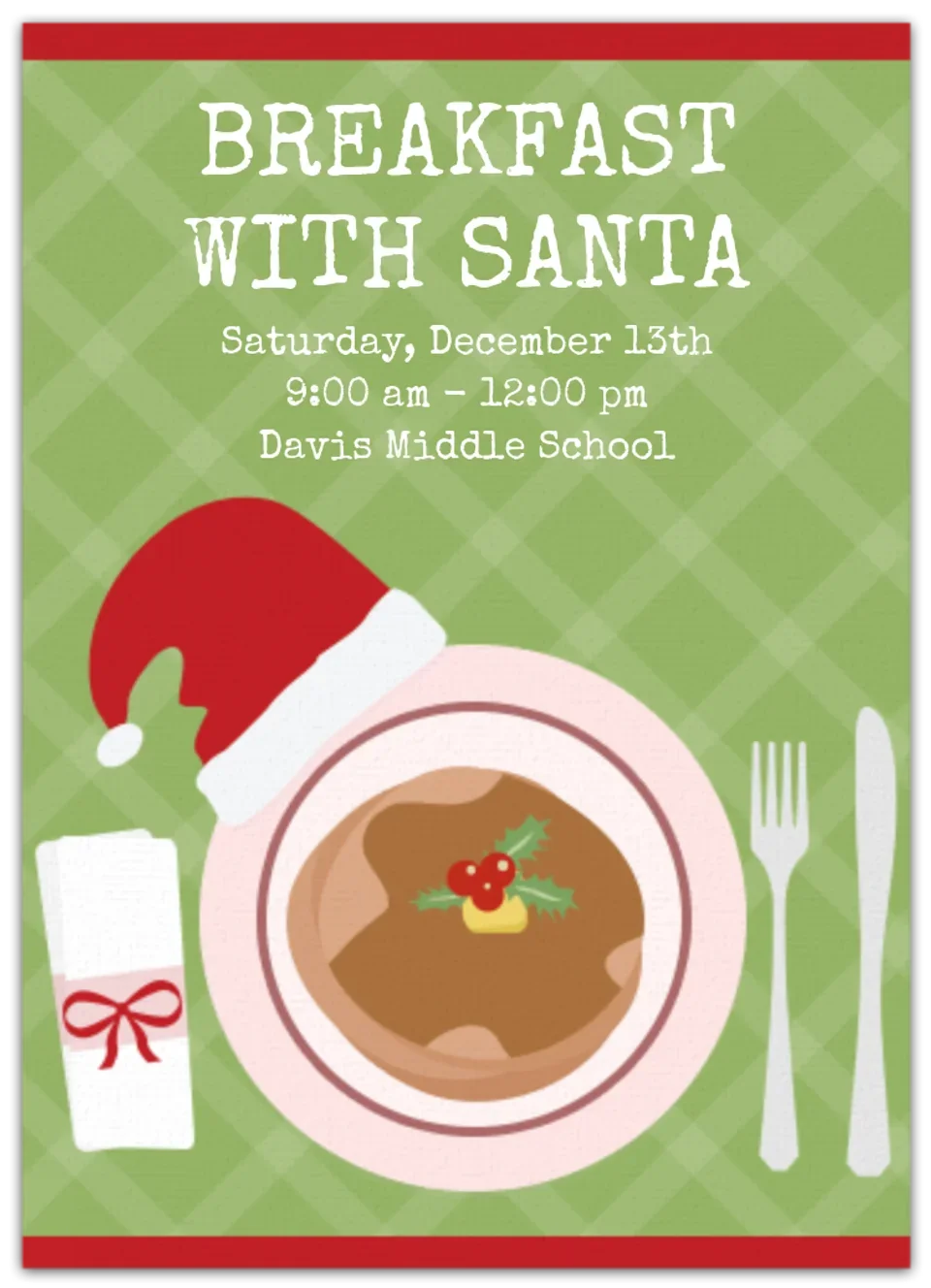 Breakfast with Santa card image