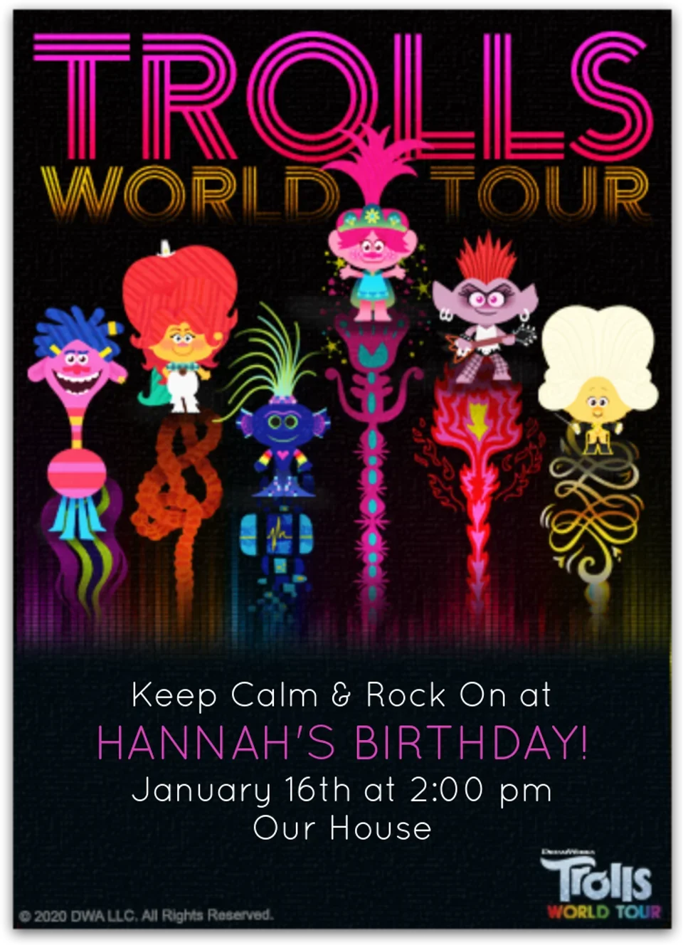 Trolls 2 World Tour card image