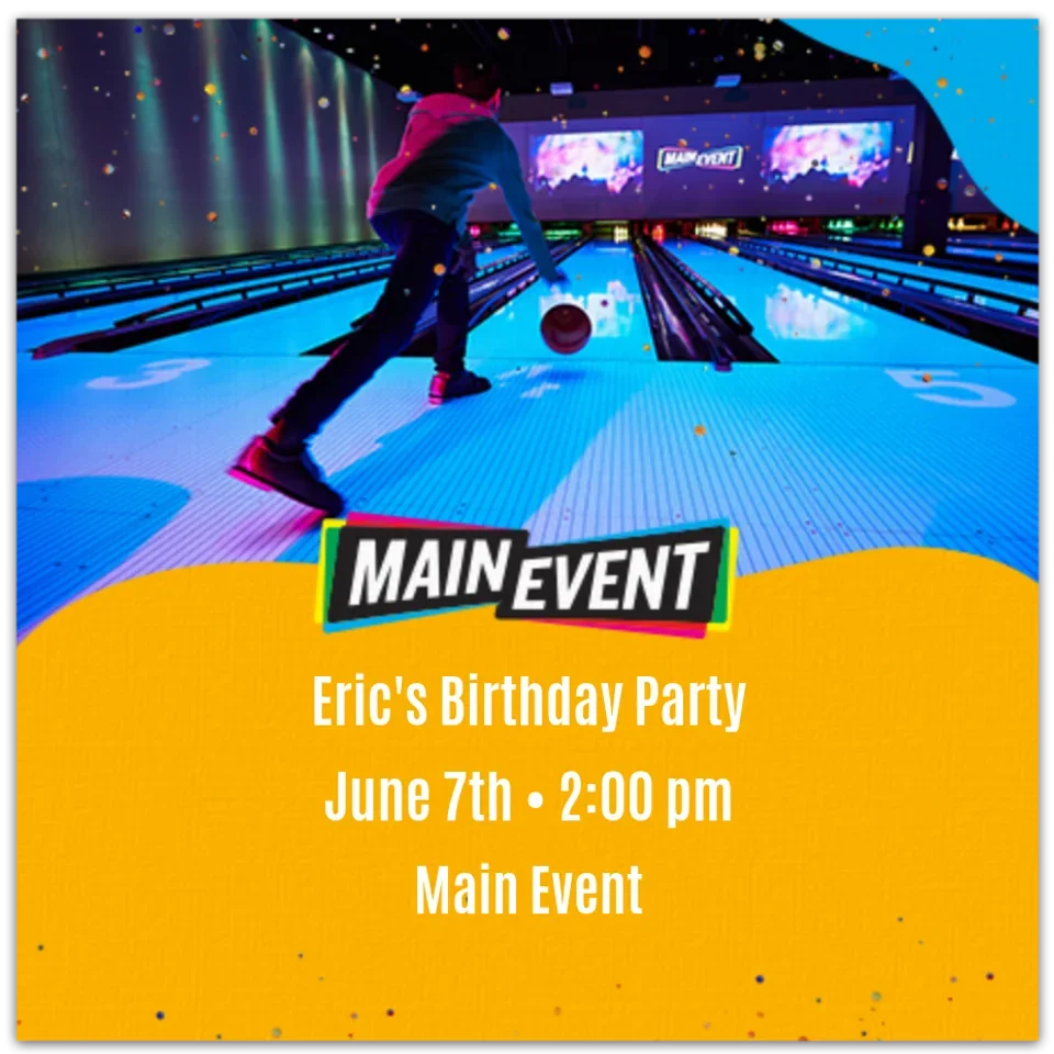 Main Event | Boy Birthday card image
