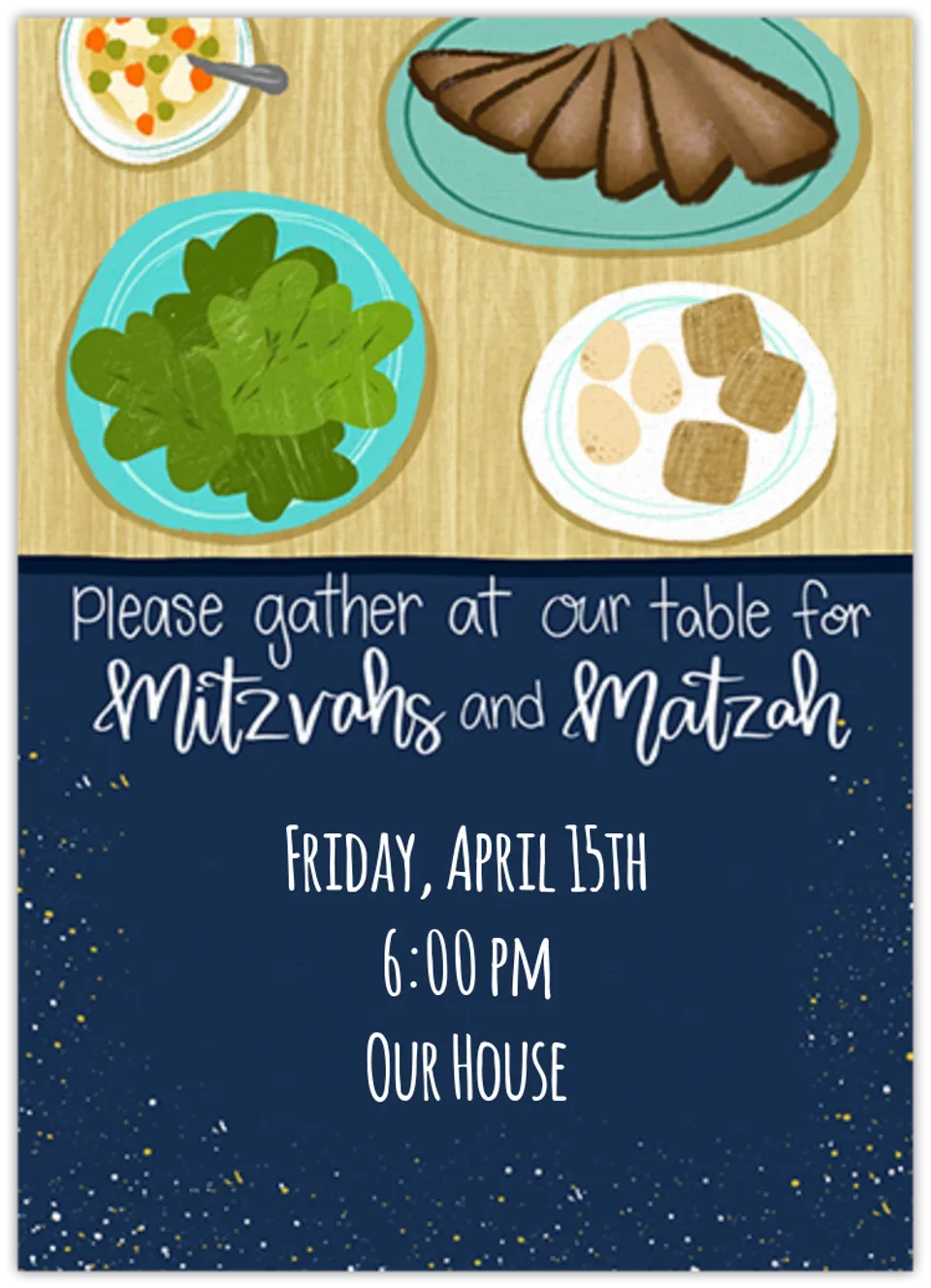 Mitzvahs and Matzahs card image