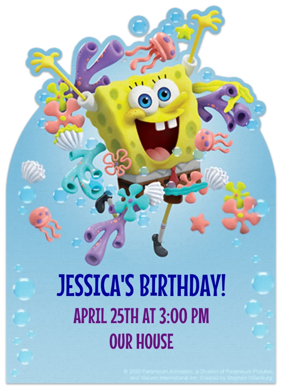 Spongebob Bubbles card image