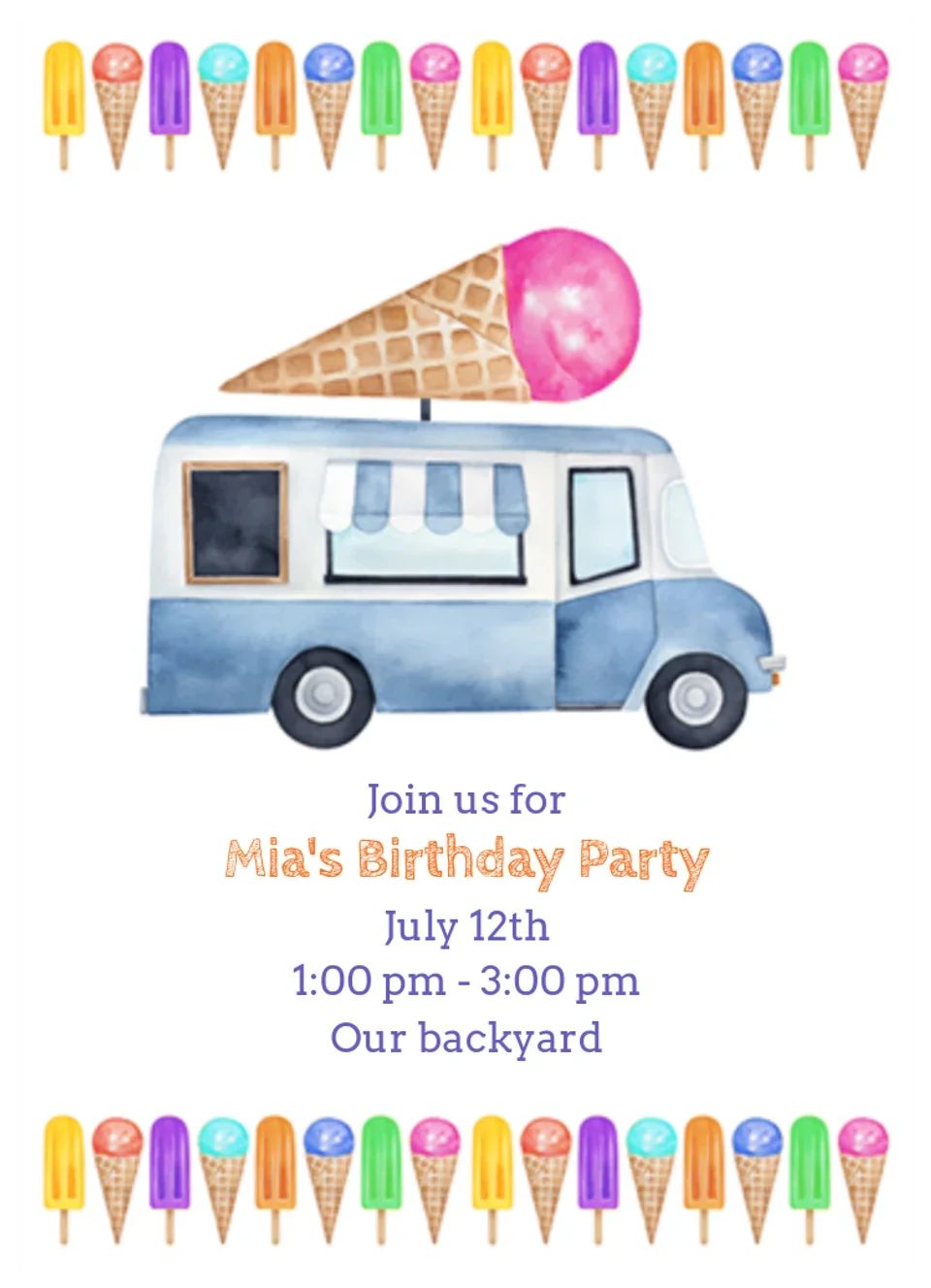 Ice Cream Truck card image