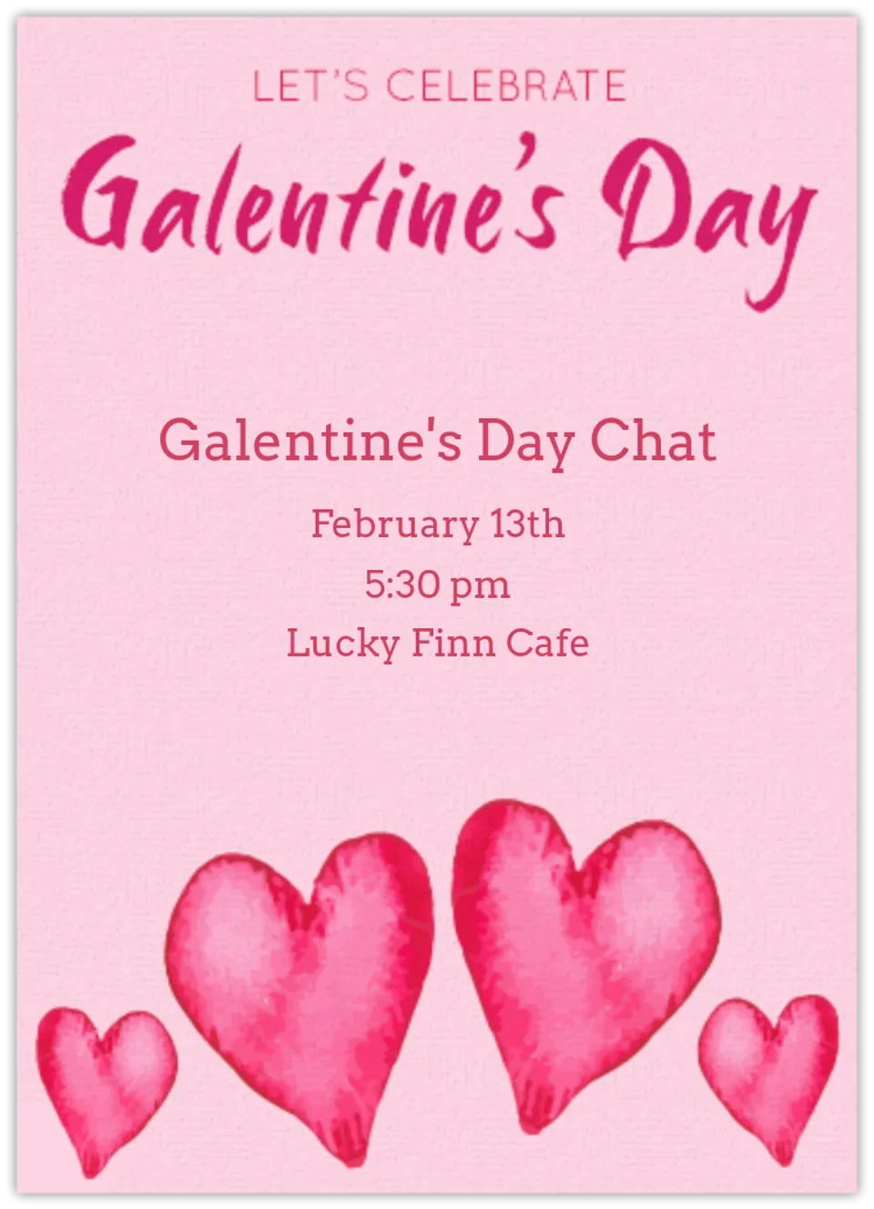 Galentine's Day Chat card image