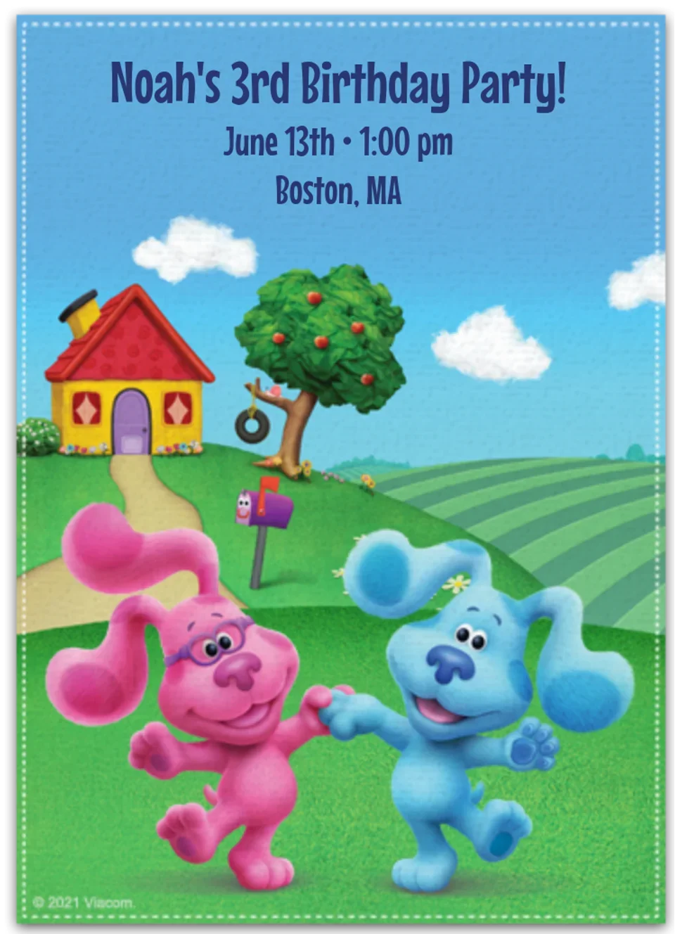 Blue's Clues & You | Blue & Magenta card image
