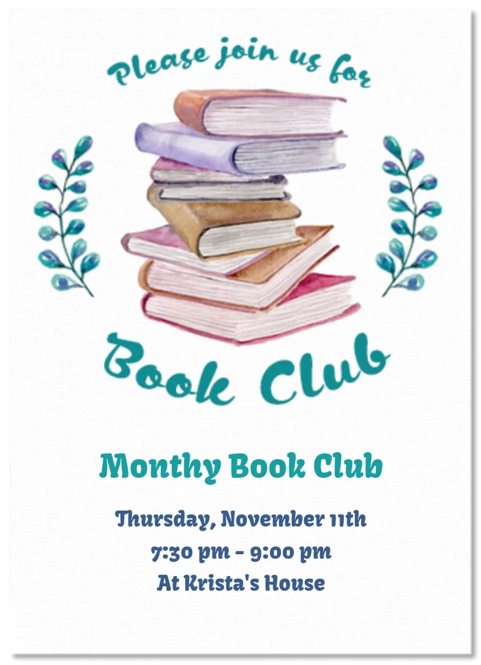 Book Club card image