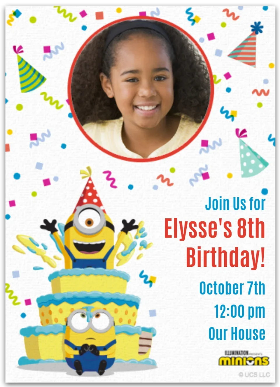 Minions | Birthday Confetti card image