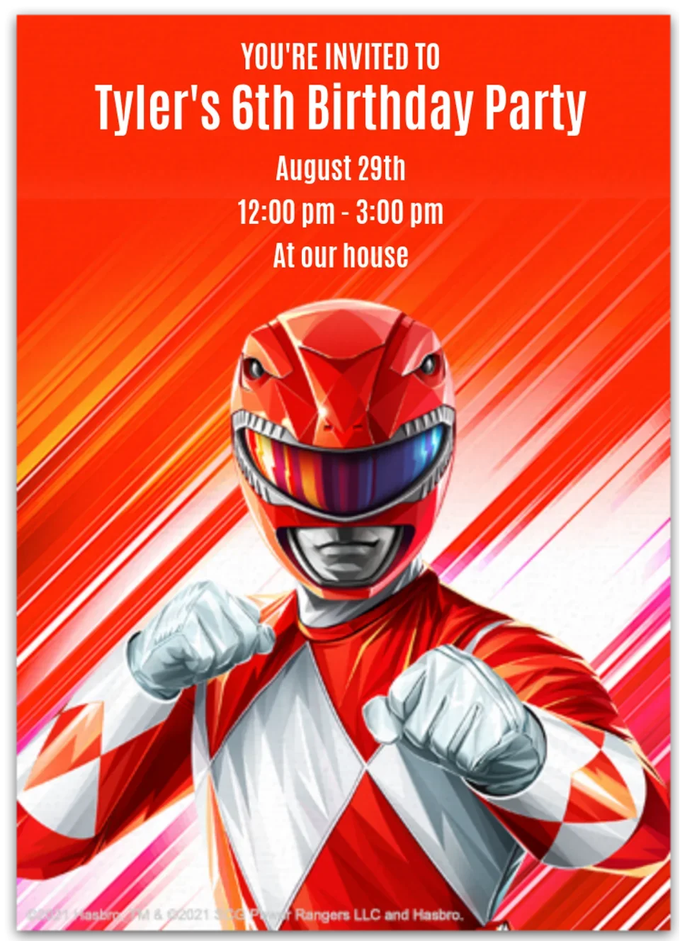 Power Rangers | Red Ranger card image