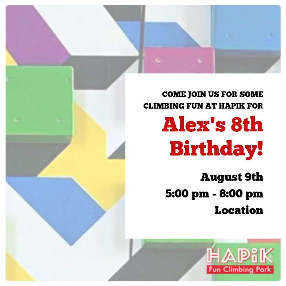 Hapik | Birthday card image