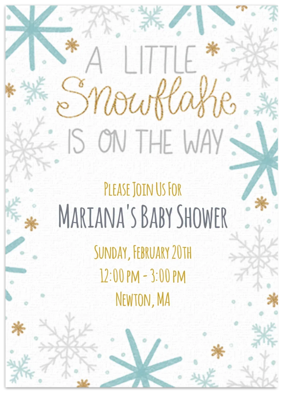 Little Snowflake card image