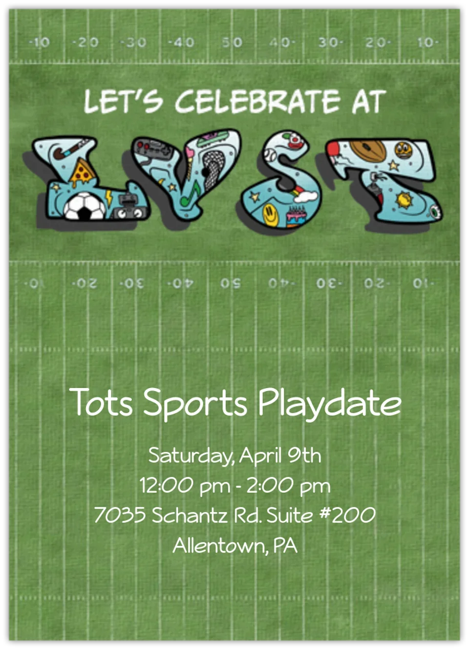 Lehigh Valley Sports Turf | Sports card image