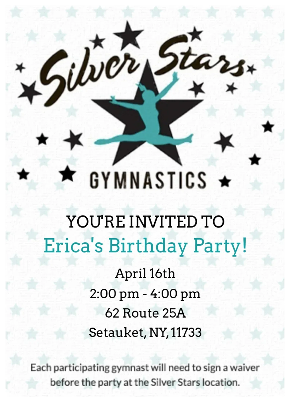 Silver Stars Gymnastics card image