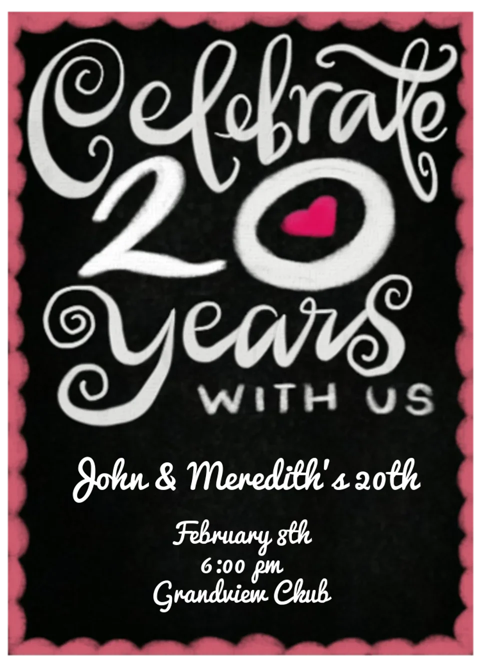 20th Anniversary  card image