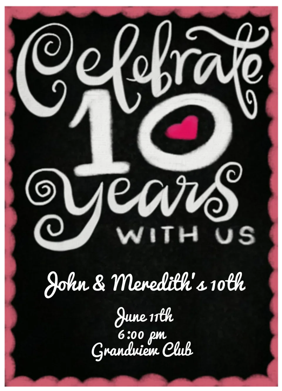 10th Anniversary  card image