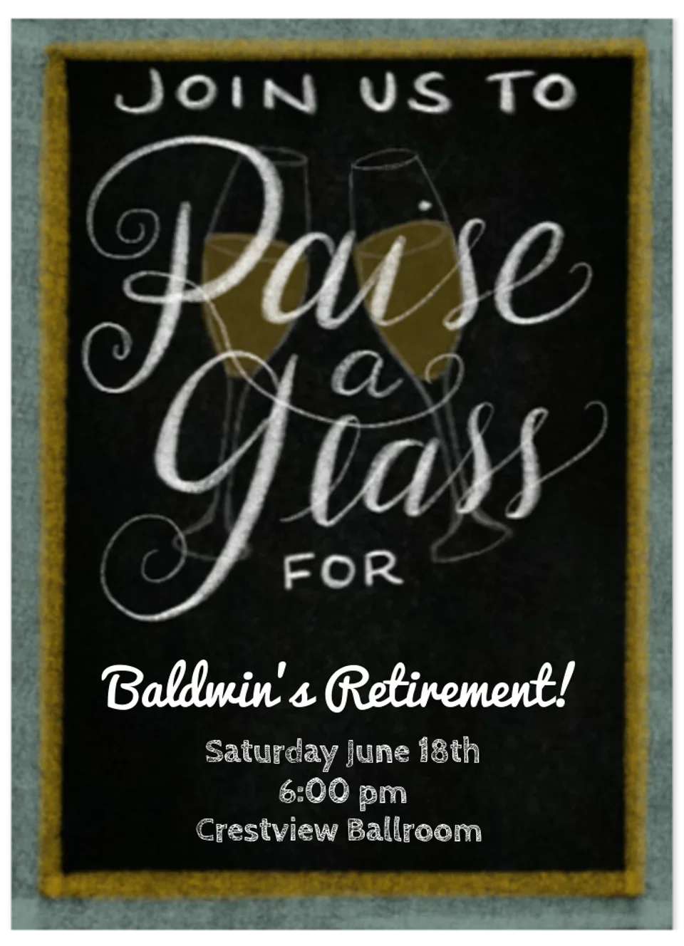 Retirement Glass card image
