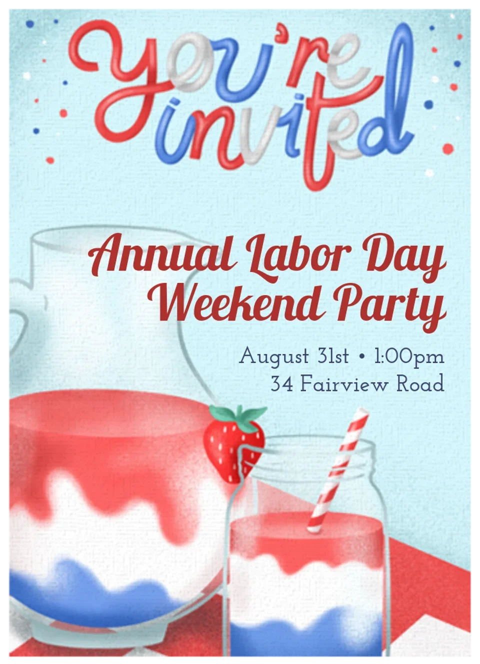 Patriotic Cocktail card image