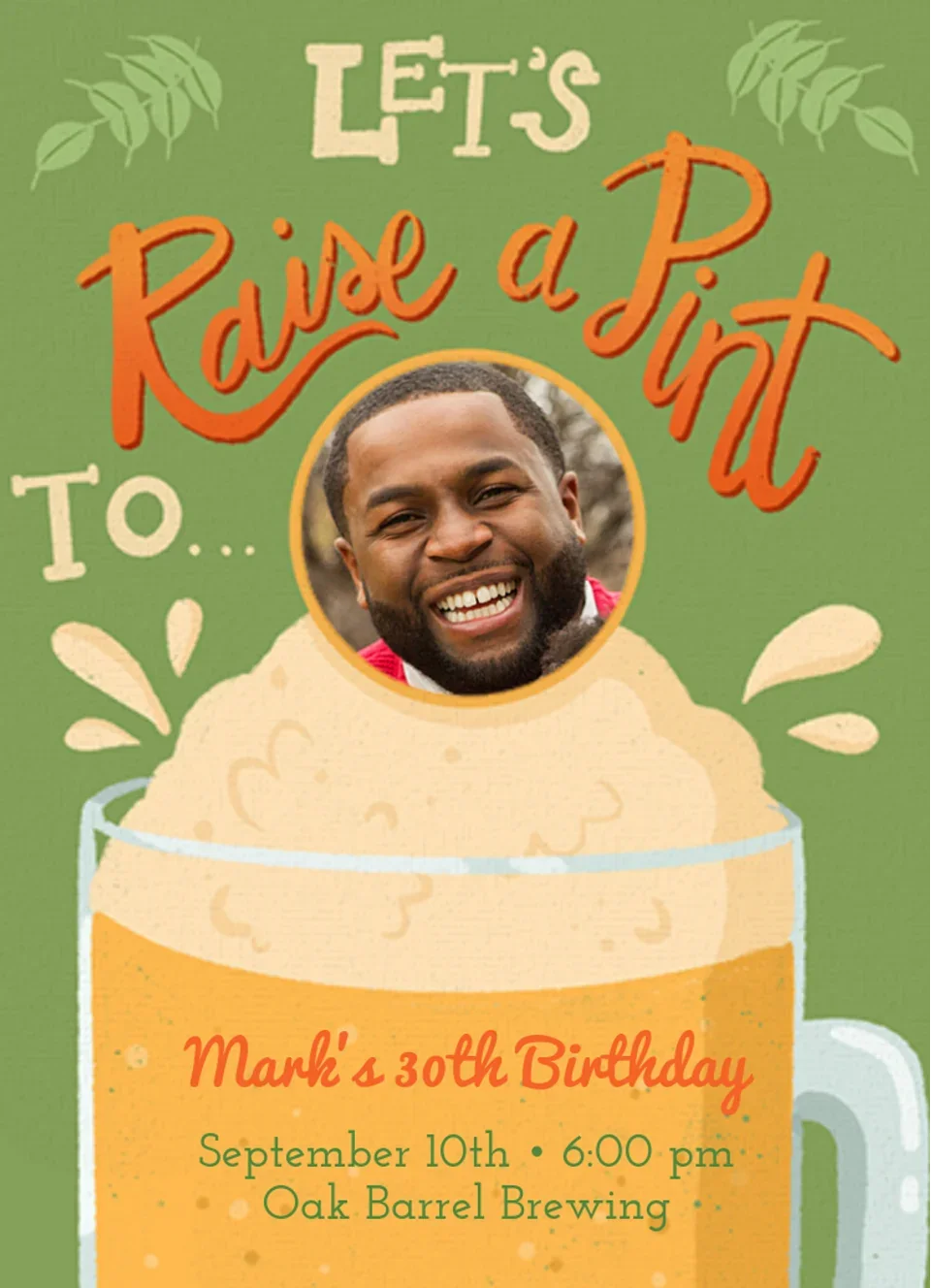 Beer Photo card image