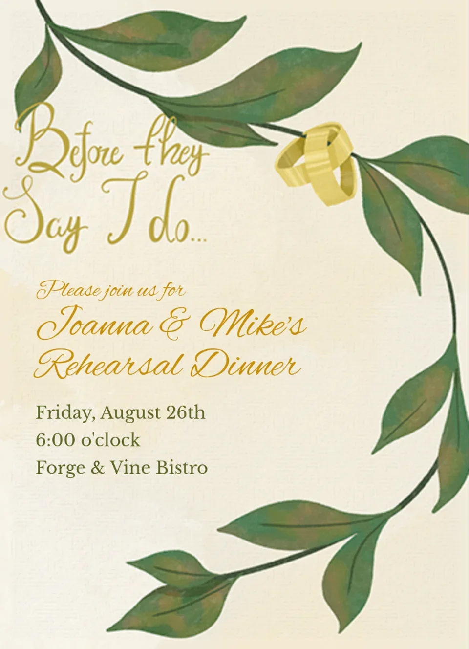 Before They Say I Do card image