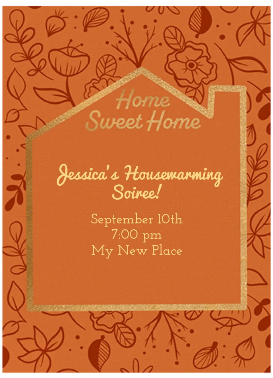 Housewarming Floral card image