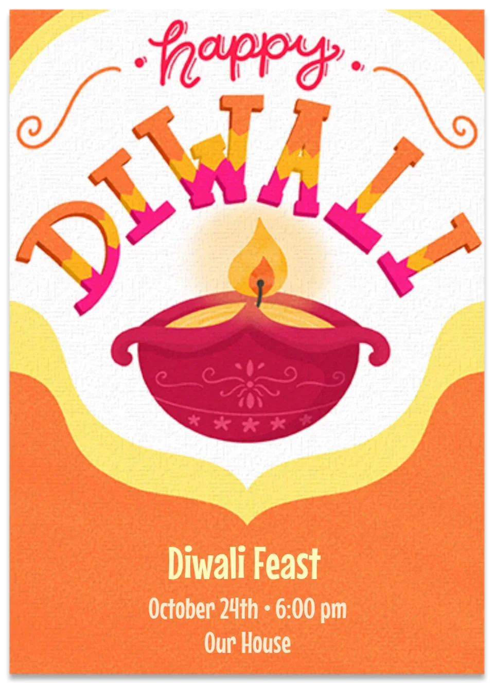 Happy Diwali card image