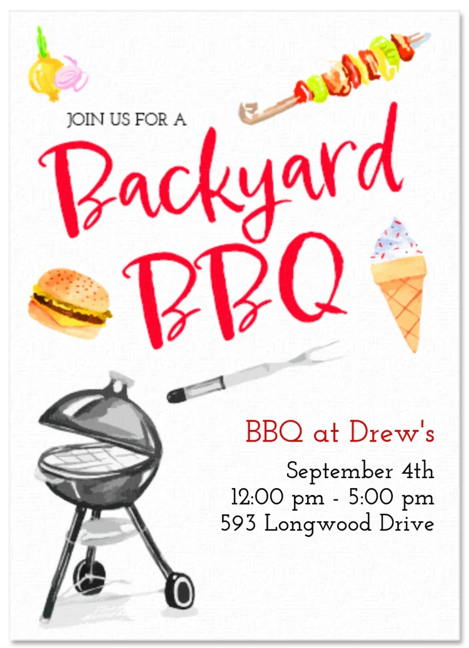 Backyard BBQ card image