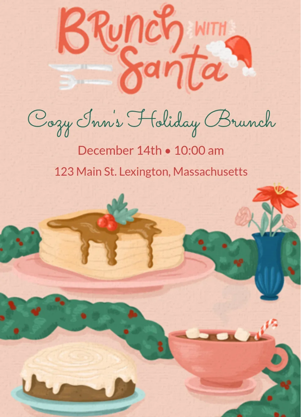 Brunch With Santa card image