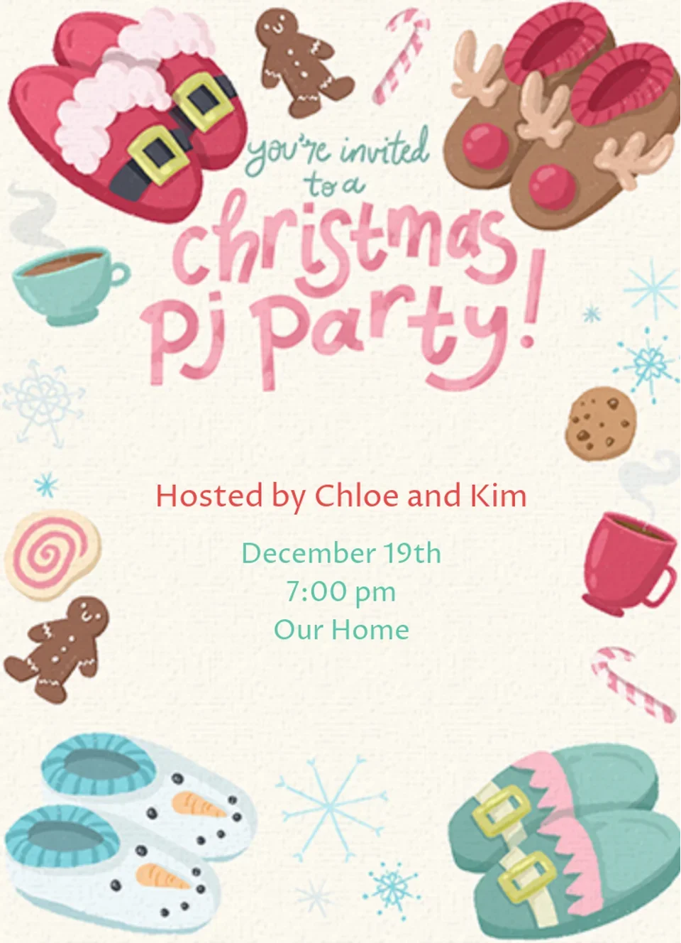 Christmas Slippers card image