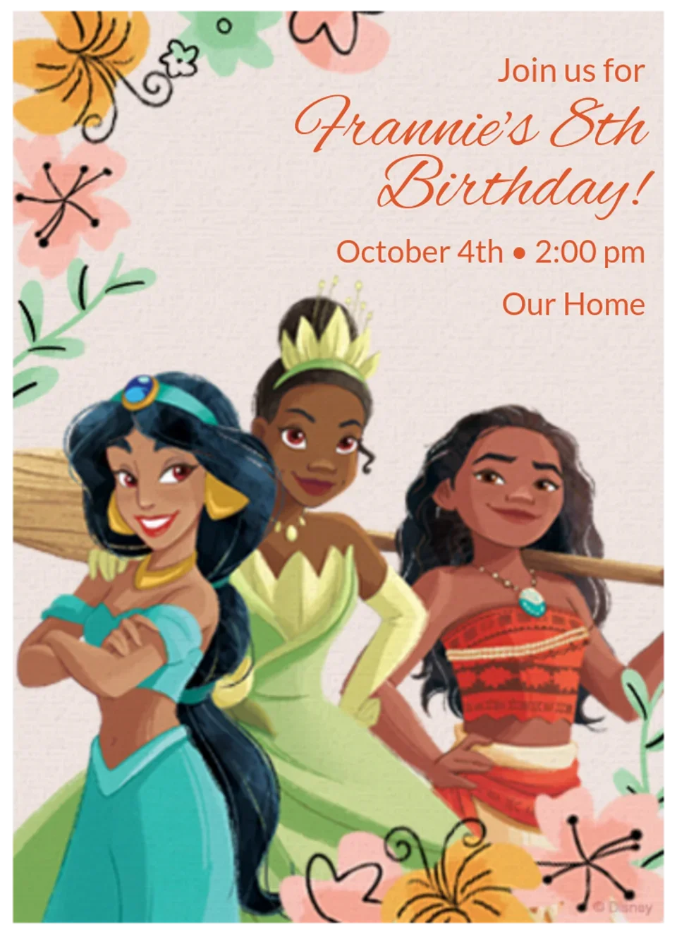 Disney Princess Best Friends card image