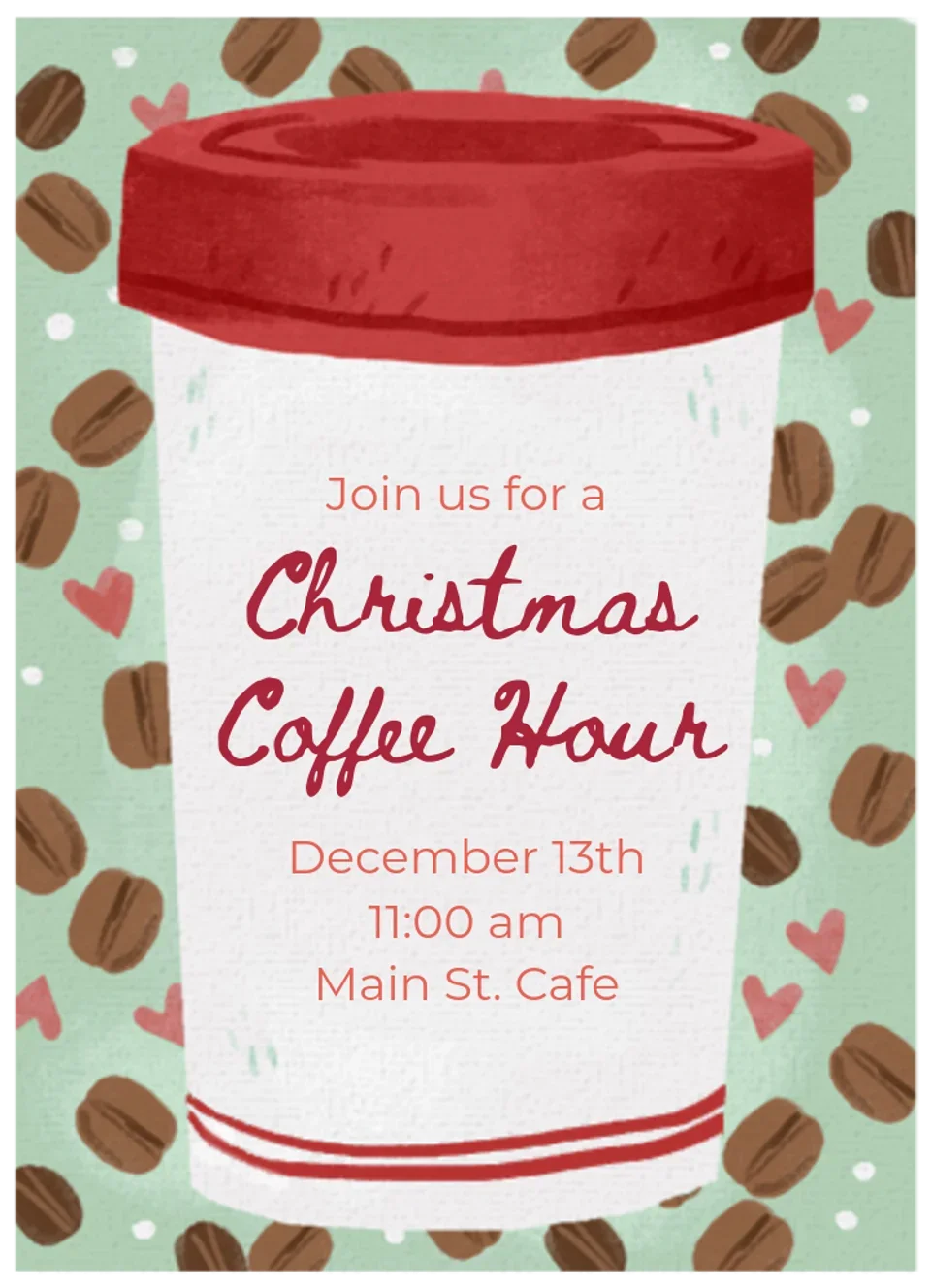 Christmas Coffee card image