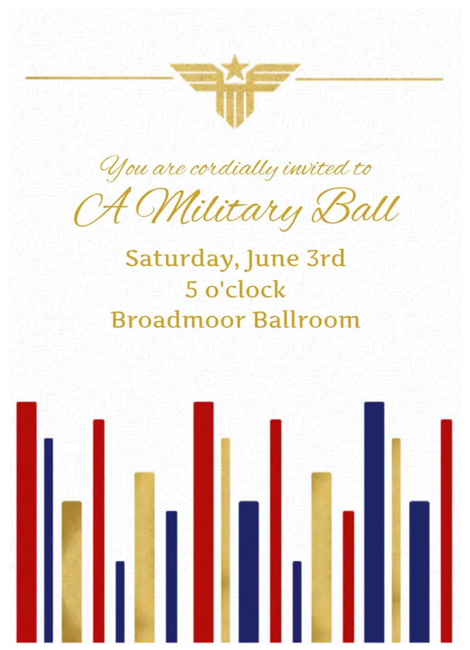 Military Formal card image