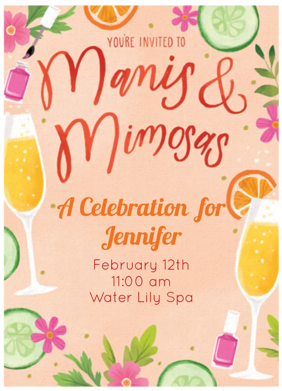 Manis & Mimosas card image