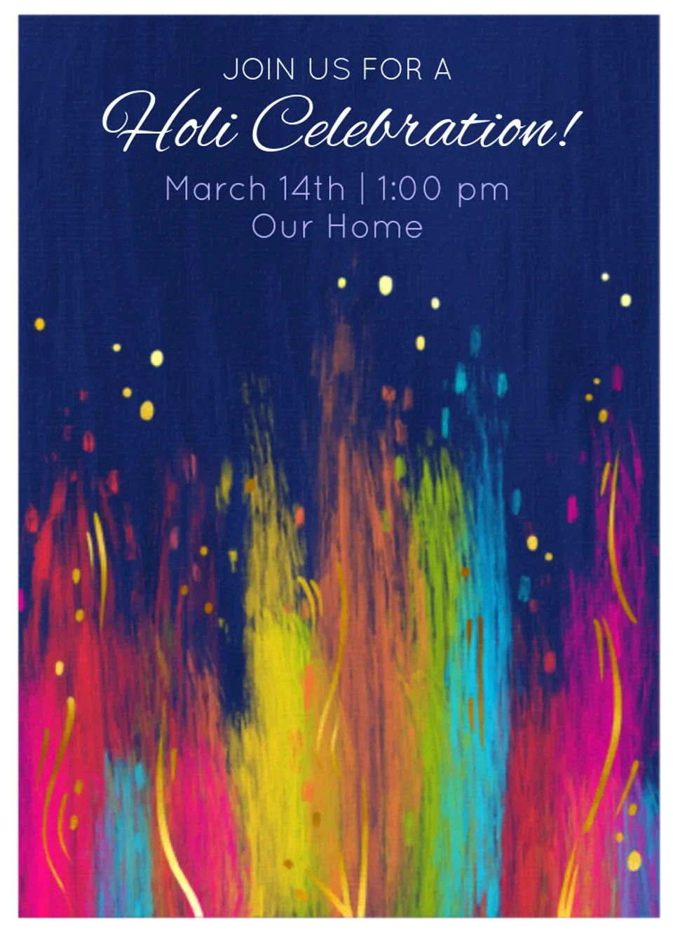 Holi Brush Stroke card image
