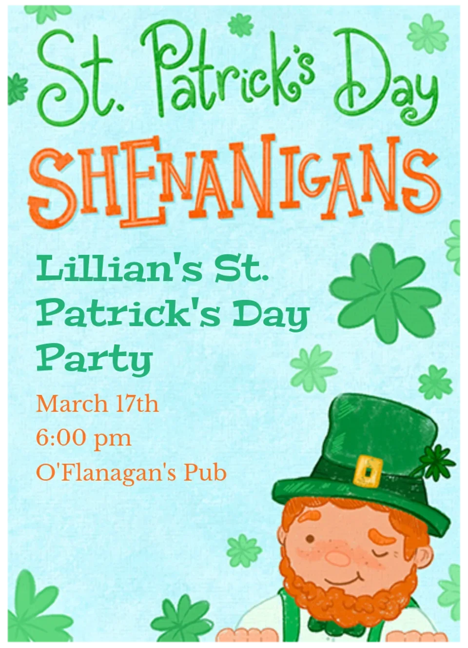 Leprechaun Shenanigans card image