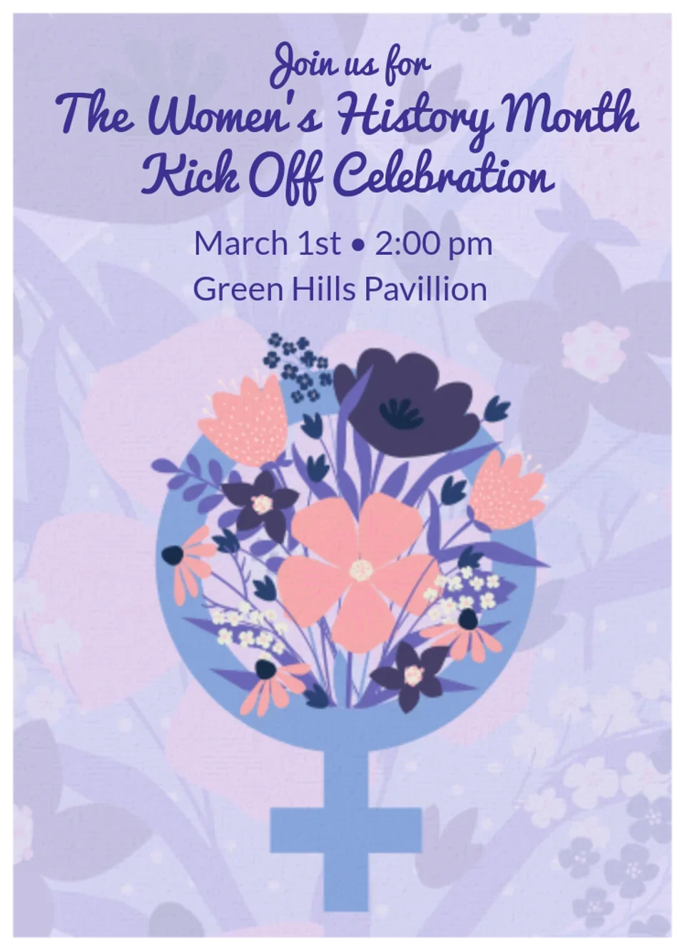 Women Floral card image