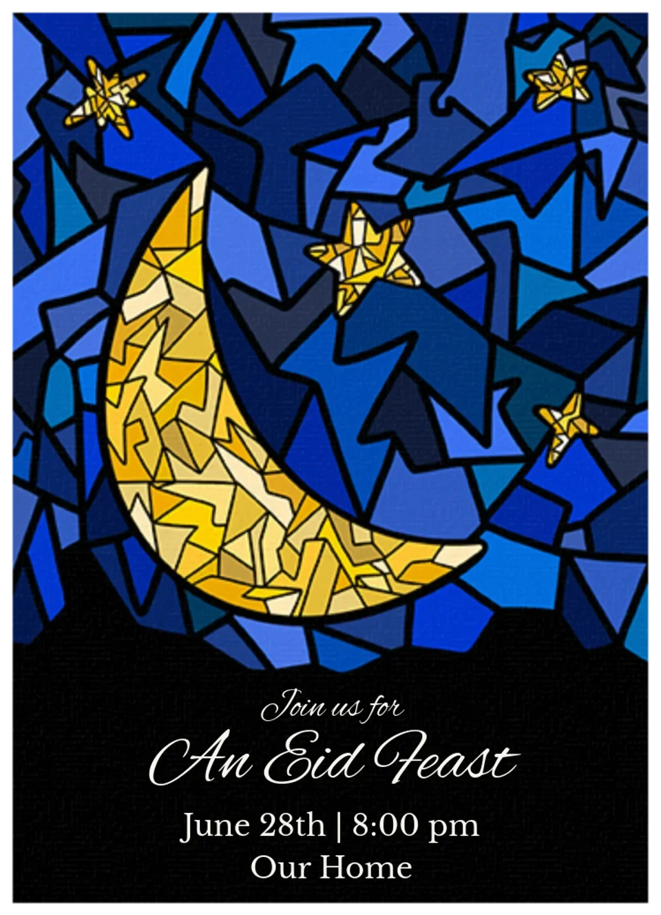 Moon Mosaic card image