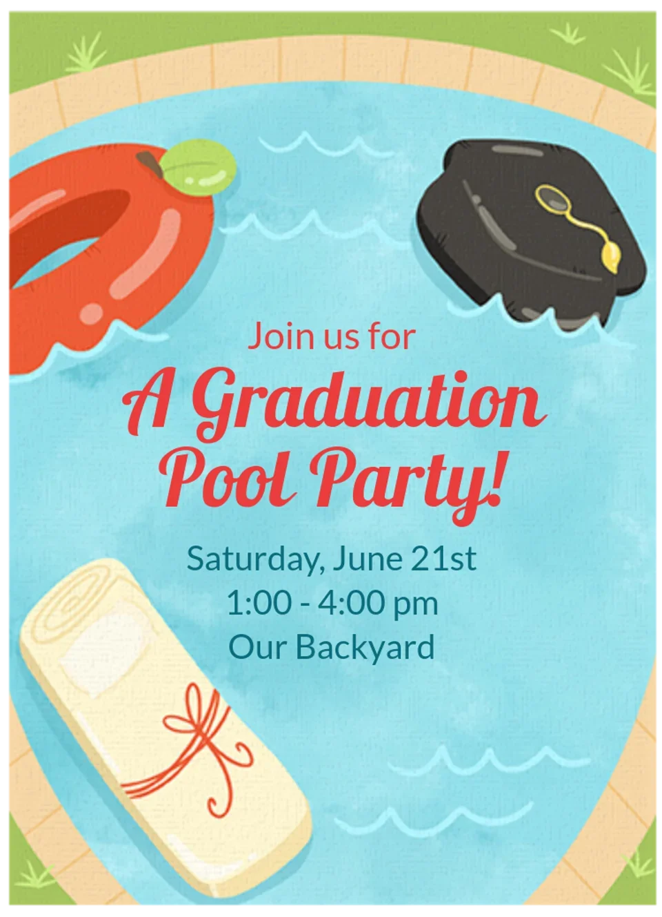 Grad Pool Party card image