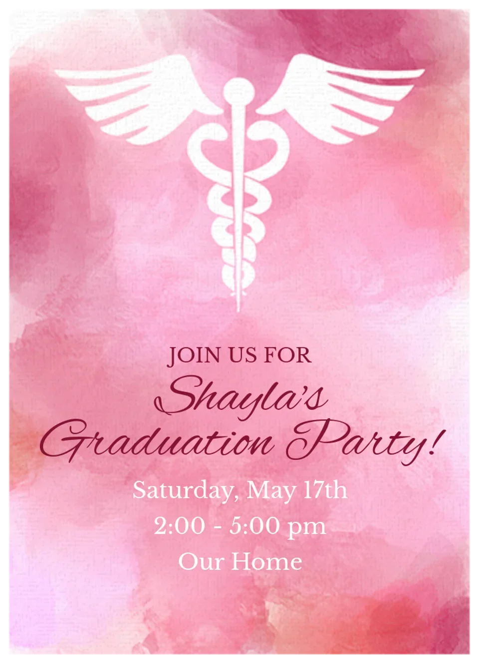 Nursing Graduation card image