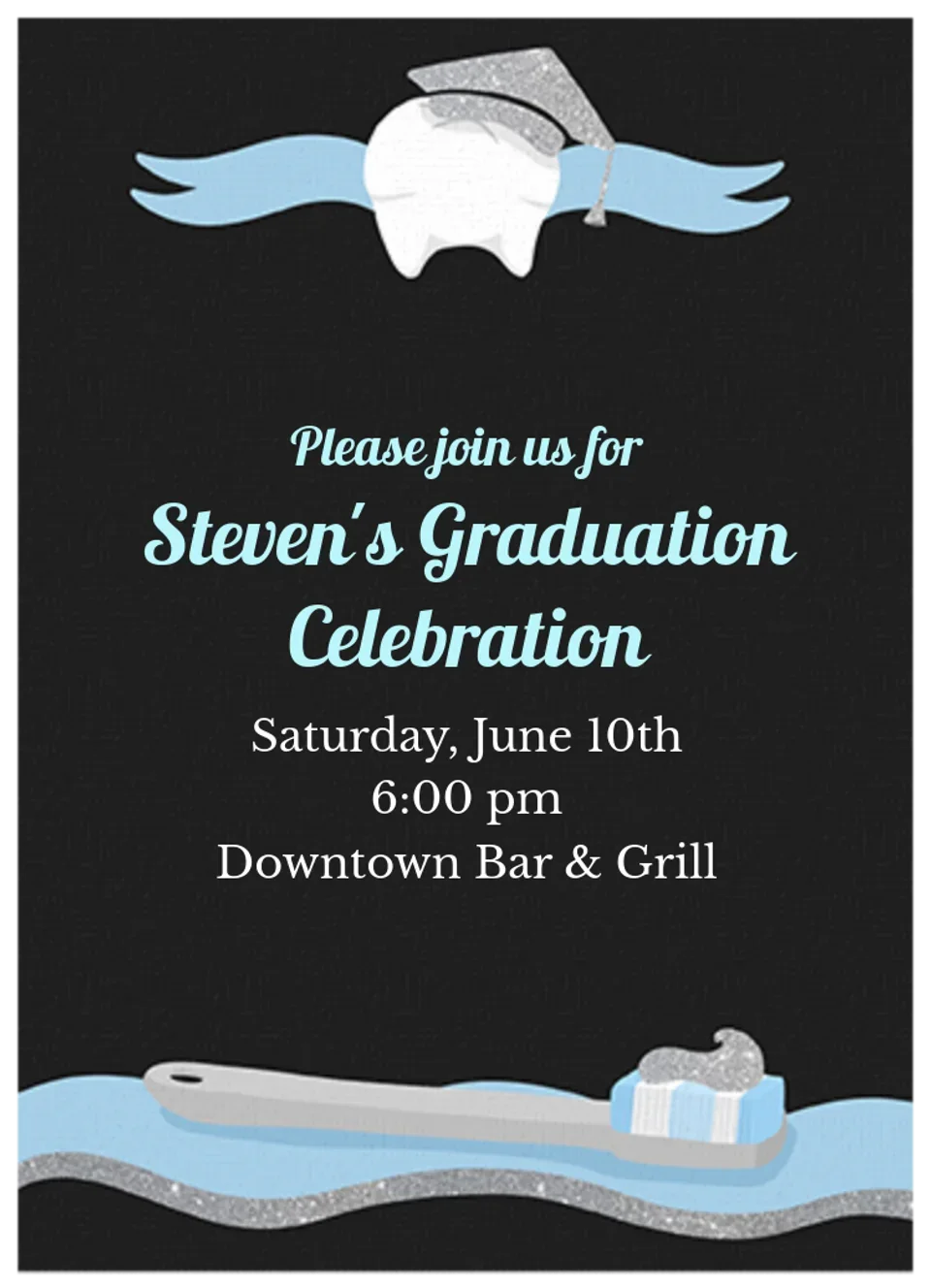 Dental Graduation card image