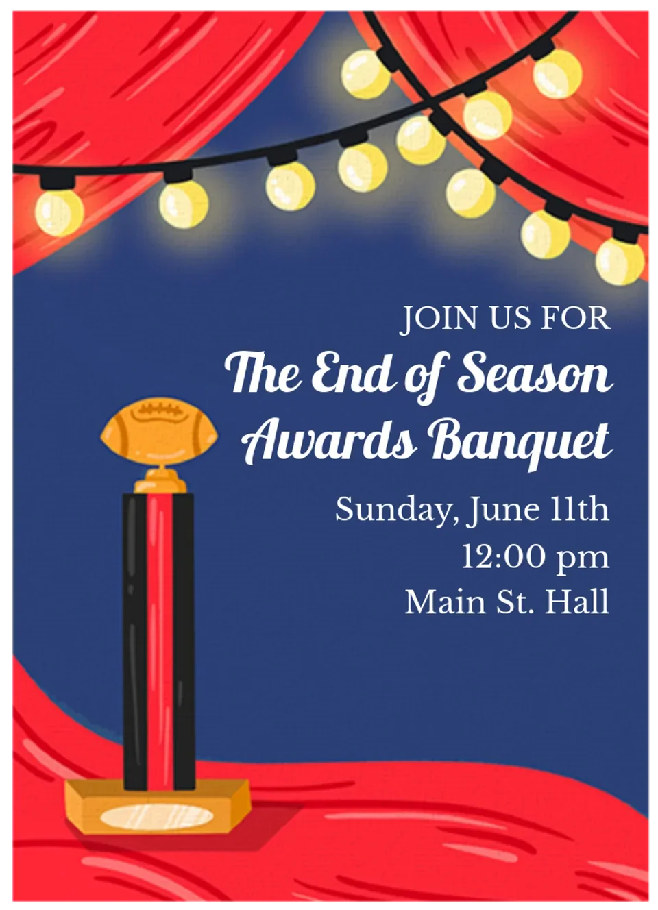 Football Banquet card image