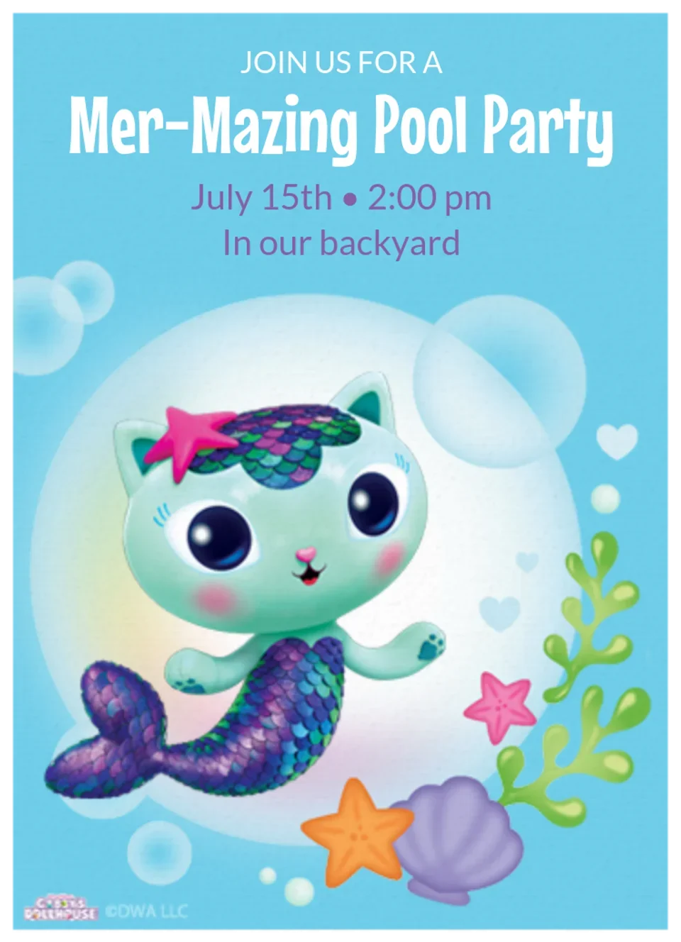 Gabby's Dollhouse | Mermaid Cats card image