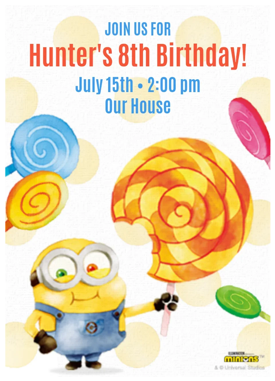 Minions | Watercolor card image