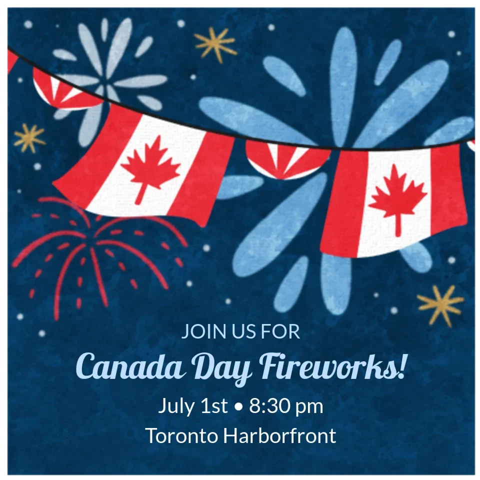 Canada Fireworks Banner card image