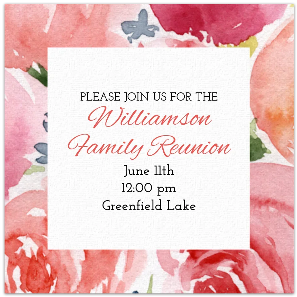 Summer Family Reunion card image