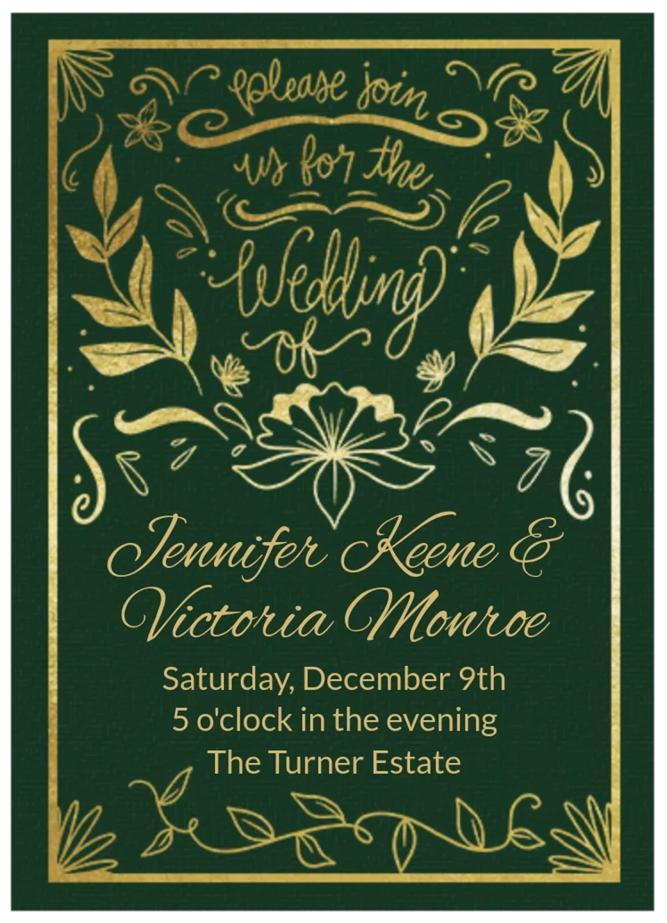 Filigree Floral card image