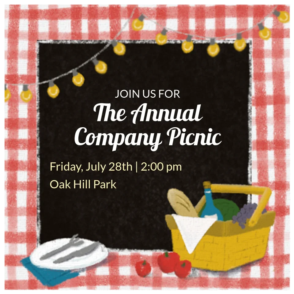 Company Picnic card image