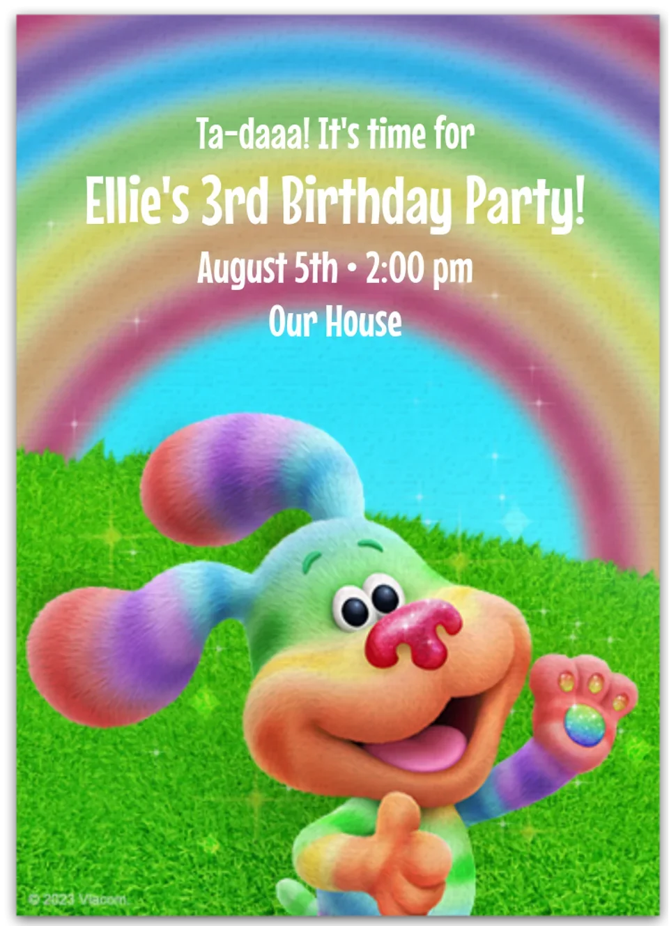 Blue's Clues & You | Rainbow Puppy card image