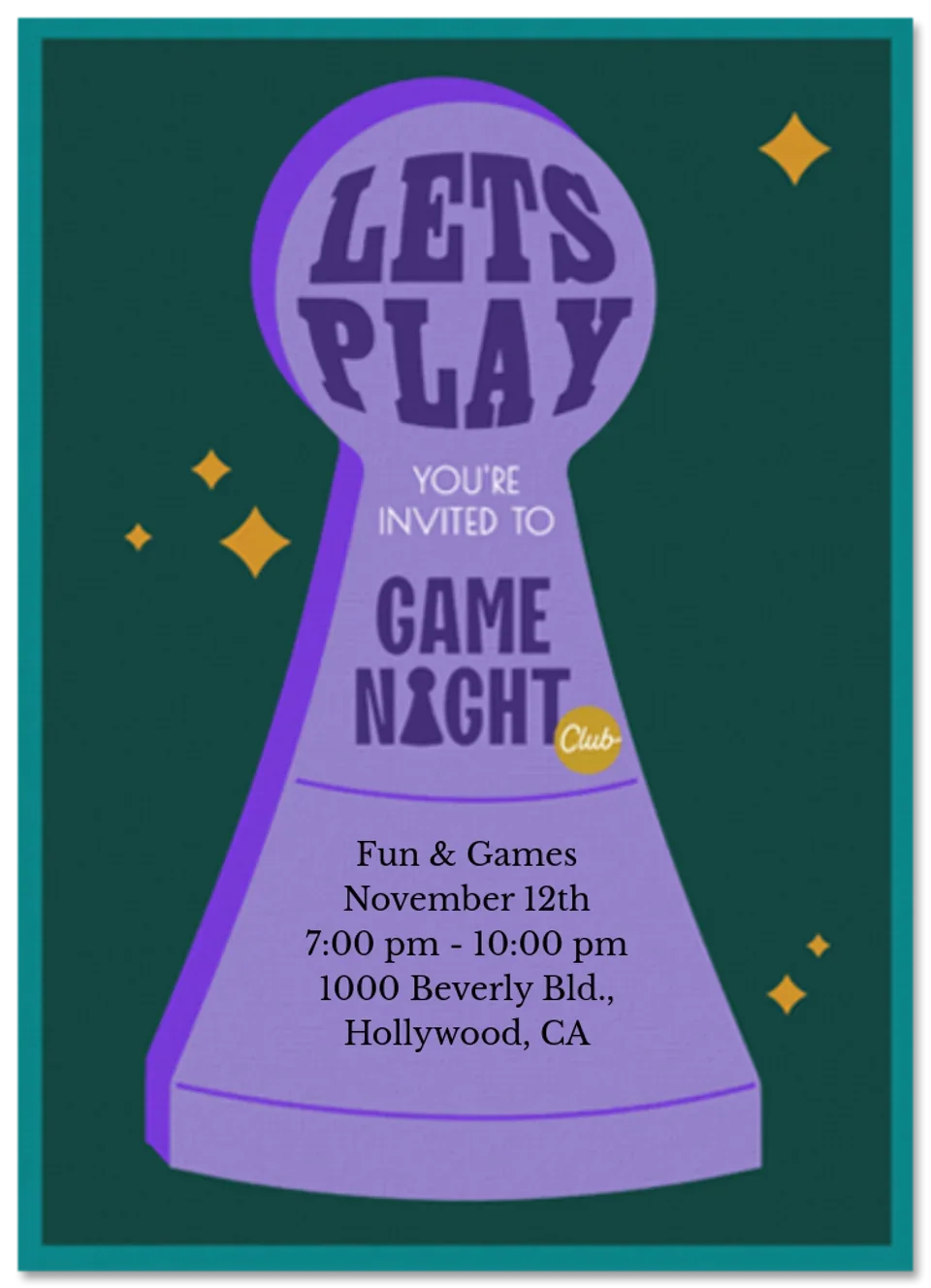 Game Night Club | Chess card image