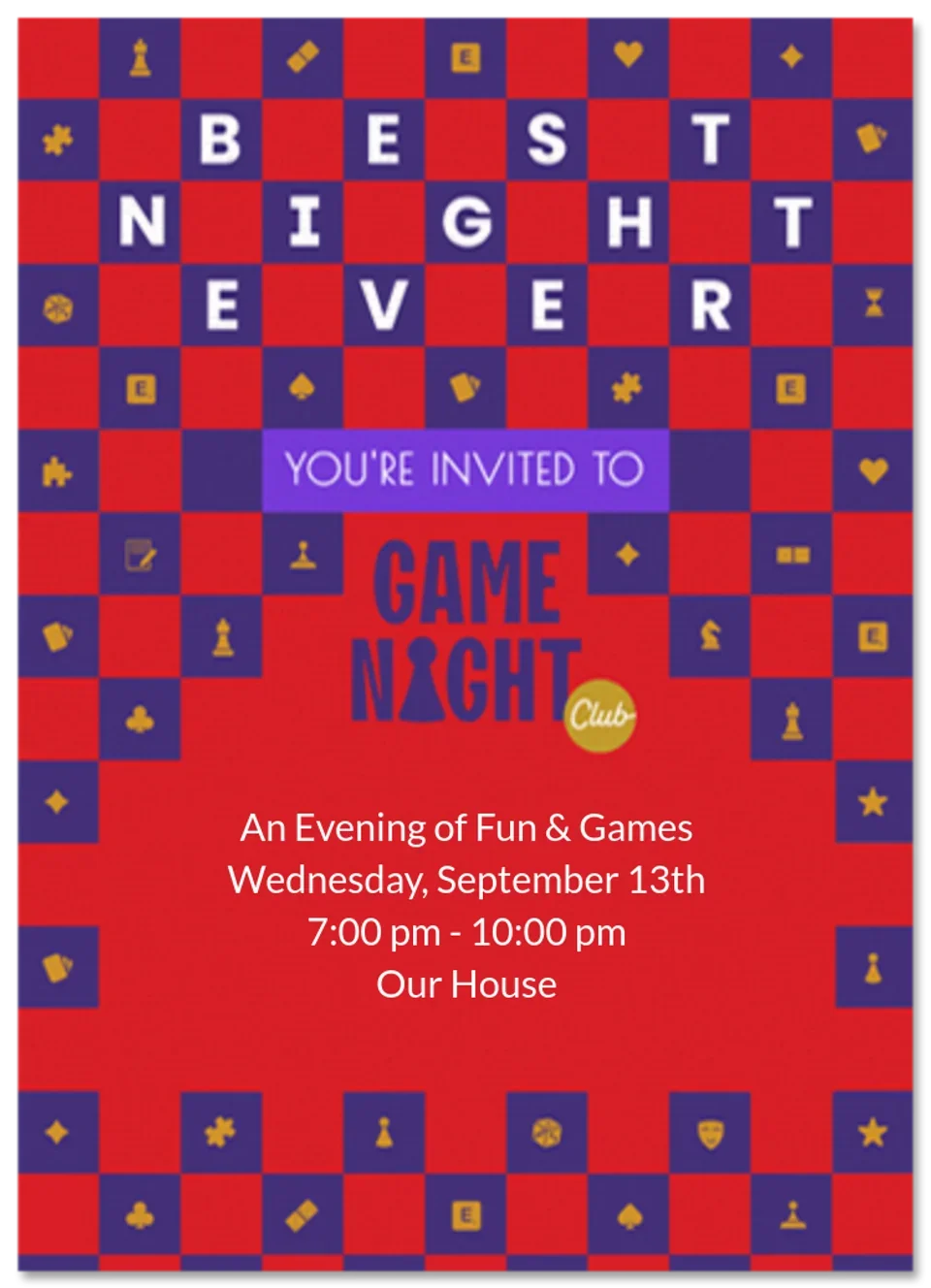 Game Night Club | Game Board card image