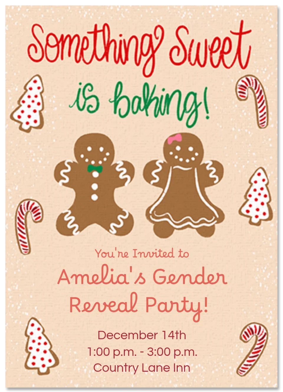 Gingerbread Baby card image