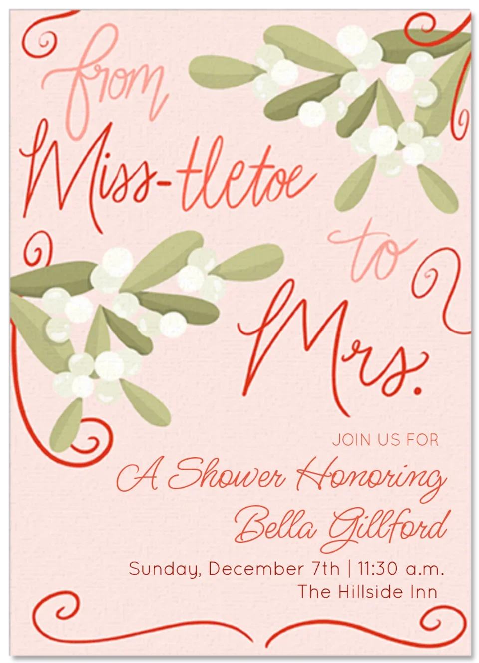 Miss-letoe card image